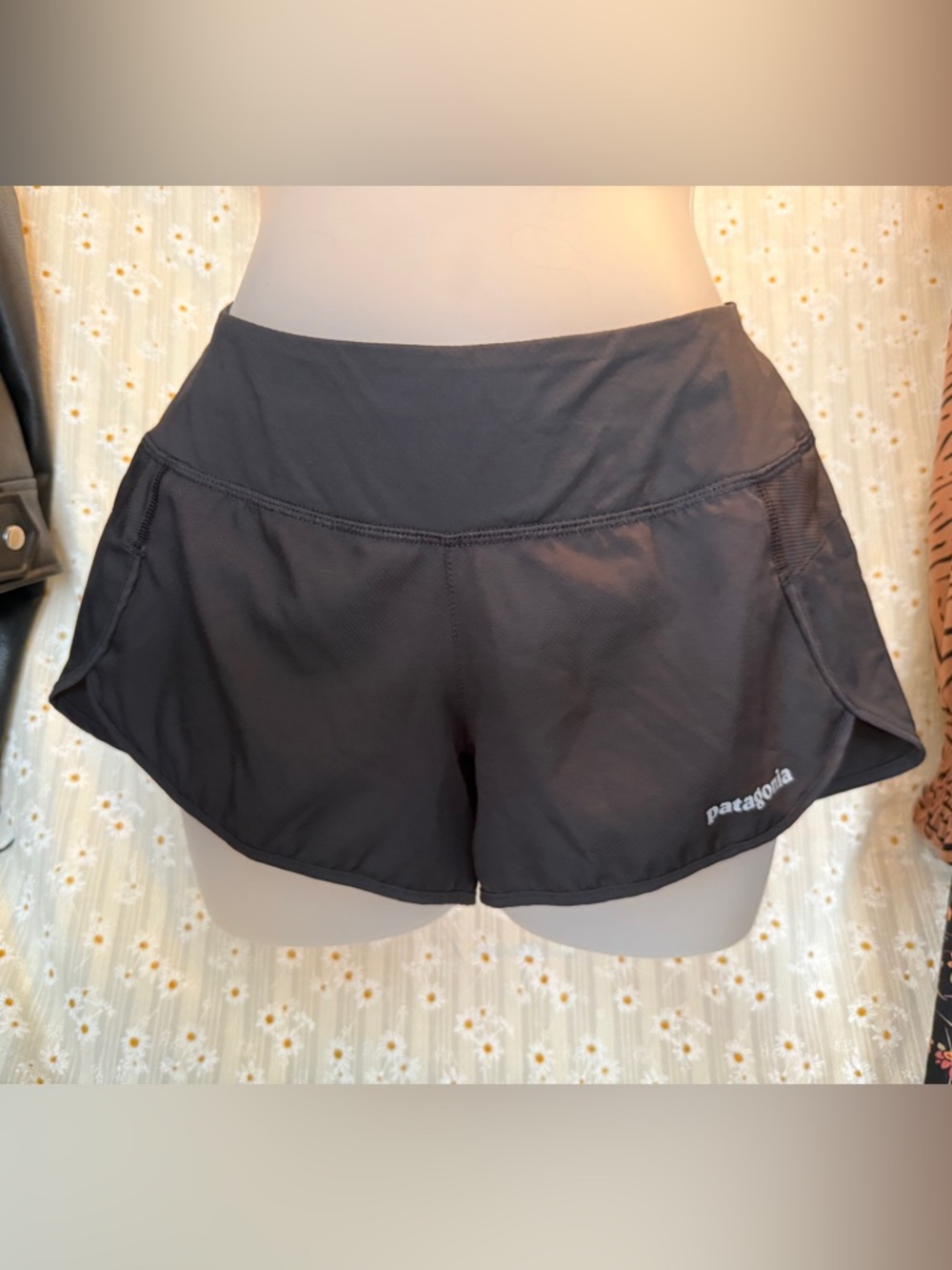 Patagonia Black Women's Athletic Shorts with Side Pockets